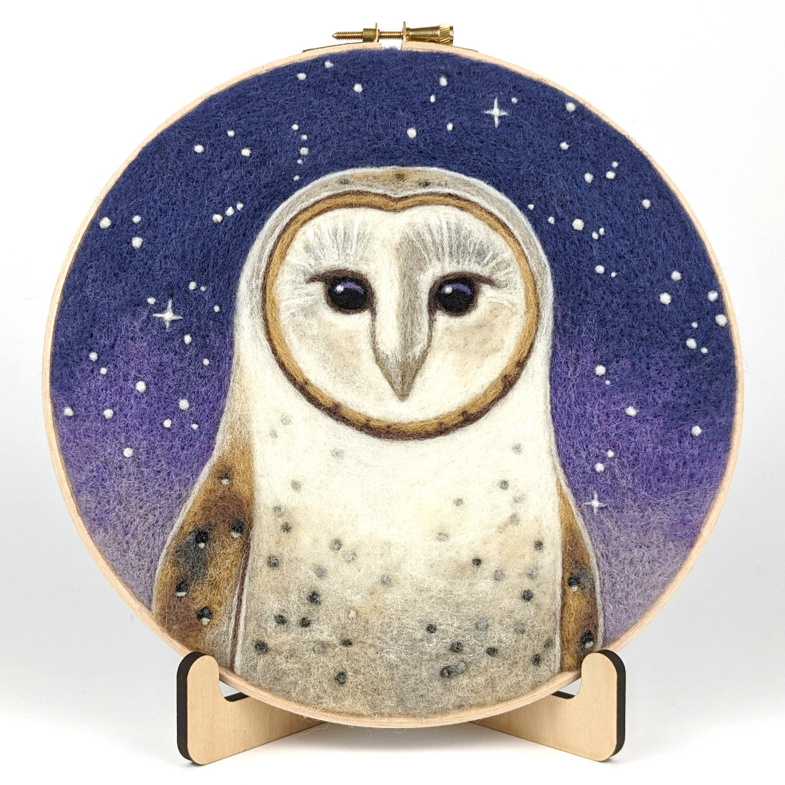 Dani Ives & Felted Sky's Barn Owl Painting with Wool Kit - The Needle ...