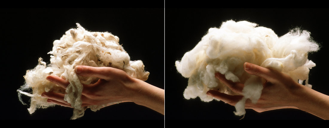 Can you needle felt unwashed wool?