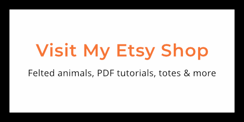 Visit My Etsy Shop: Felted animals, PDF tutorials, totes & more.